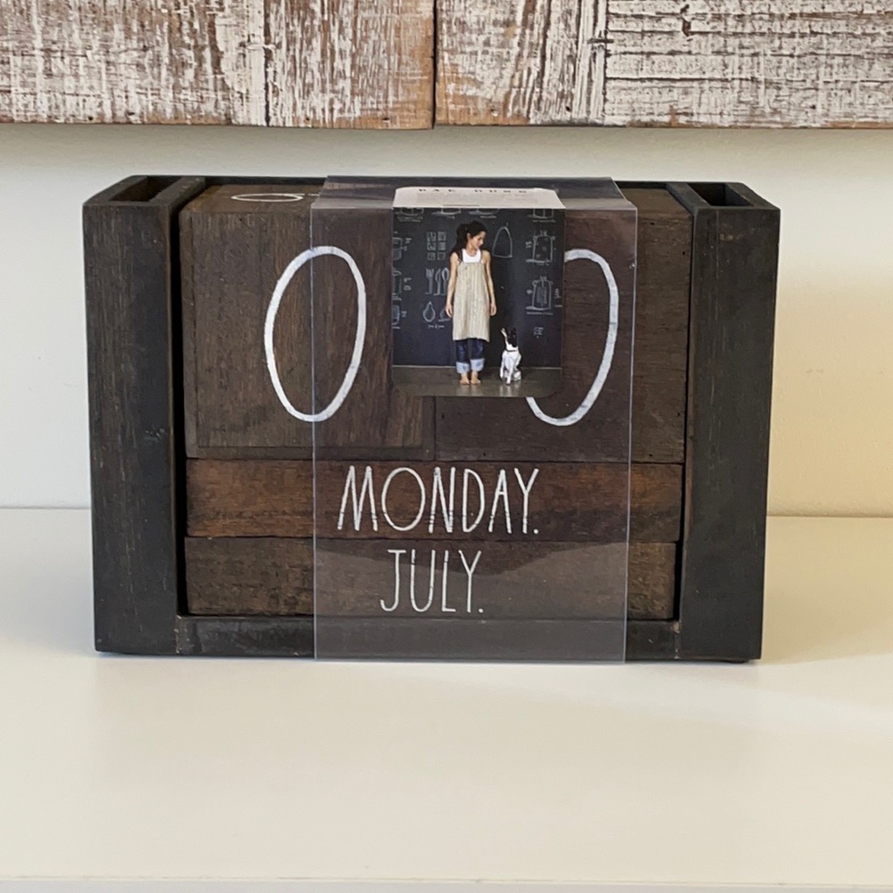 Rae Dunn Calendar Block